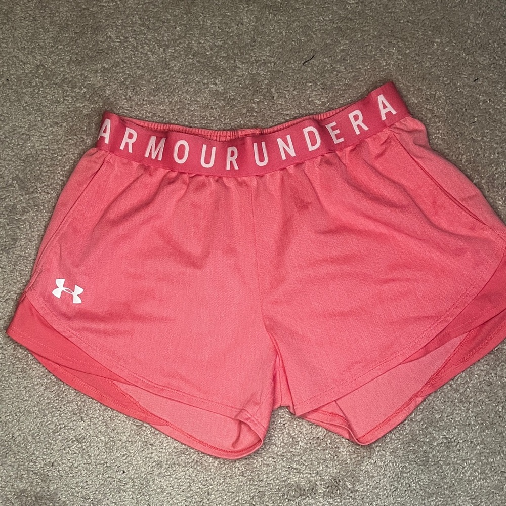 Under Armour Women's Coral Athletic Shorts